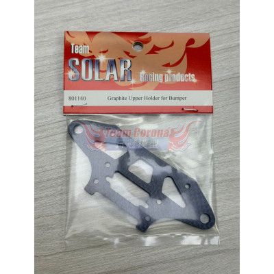 TEAM SOLAR GRAPHITE UPPER HOLDER FOR BUMPER 801140